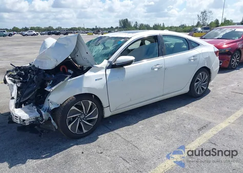 2020 Honda Insight Touring из США, поврежденный, VIN 19XZE4F98LE004931